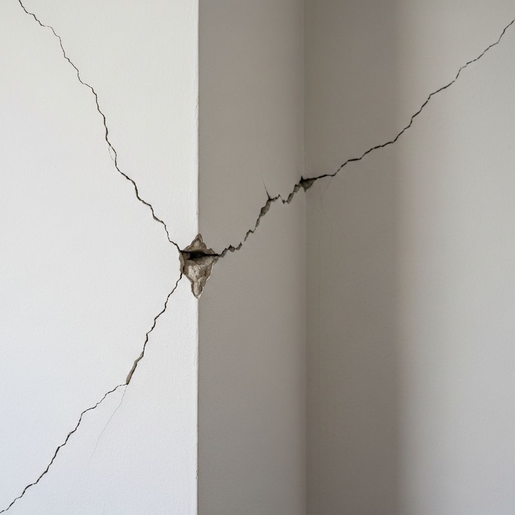 Fissures dans les murs