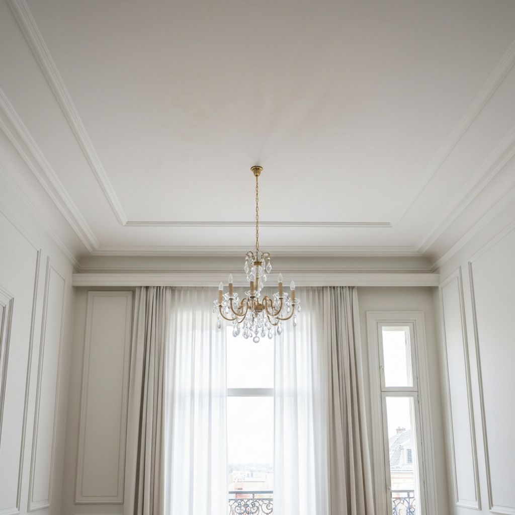 Taches d'humidité persistantes au plafond